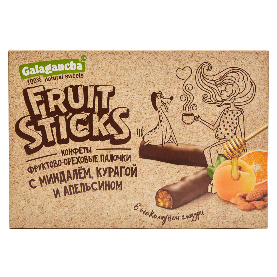  Берестов КРАФТ Fruit Stiсks с курагой и миндалем, 175г   в Нижнем Тагиле