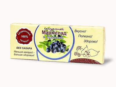  Мармелад натуральный "Черника" 140г в Нижнем Тагиле