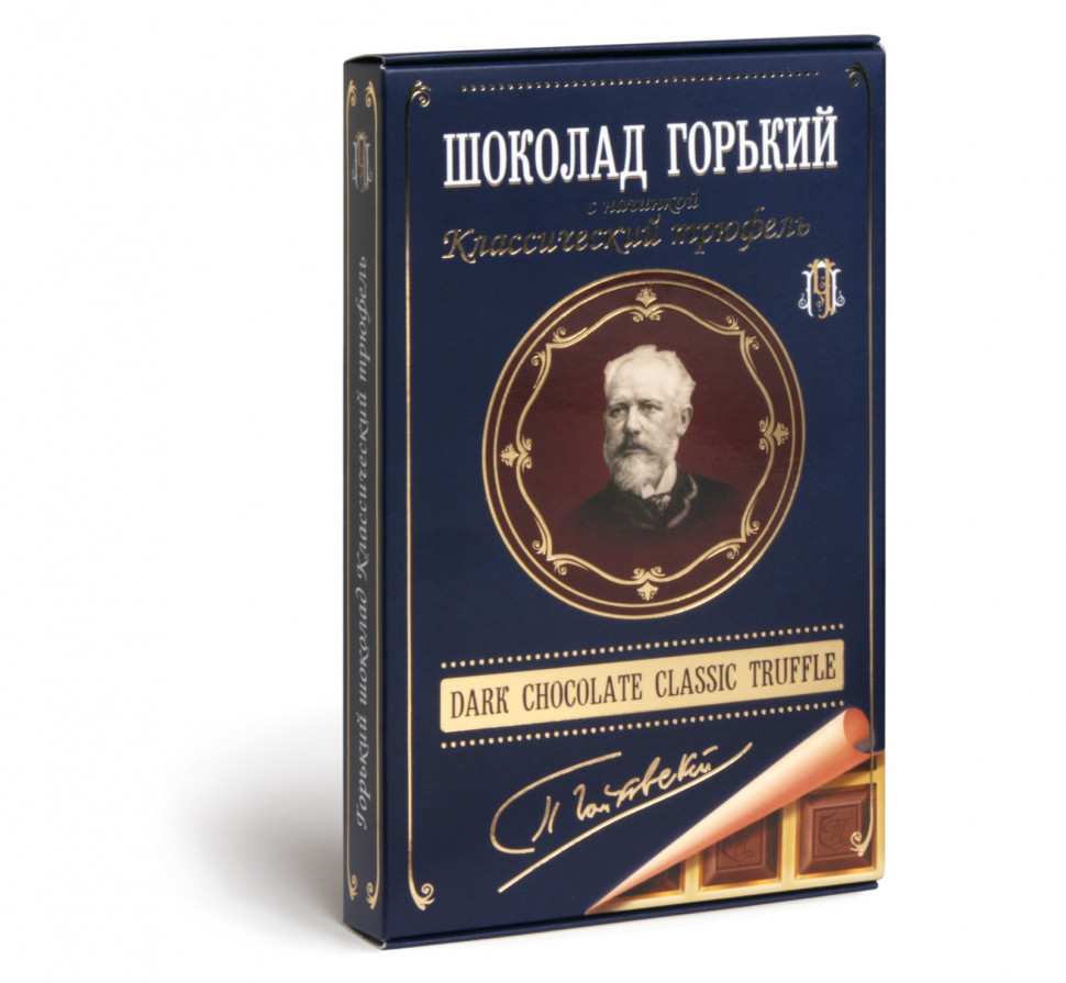  Фабрика Томер  Горький шоколад ТРЮФЕЛЬ классический (Чайковский), 112г в Нижнем Тагиле