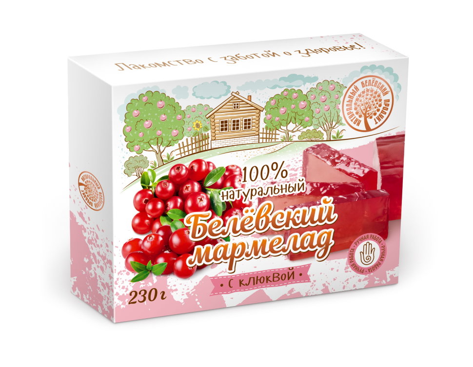  Мармелад белевский "Клюква" 230г в Нижнем Тагиле