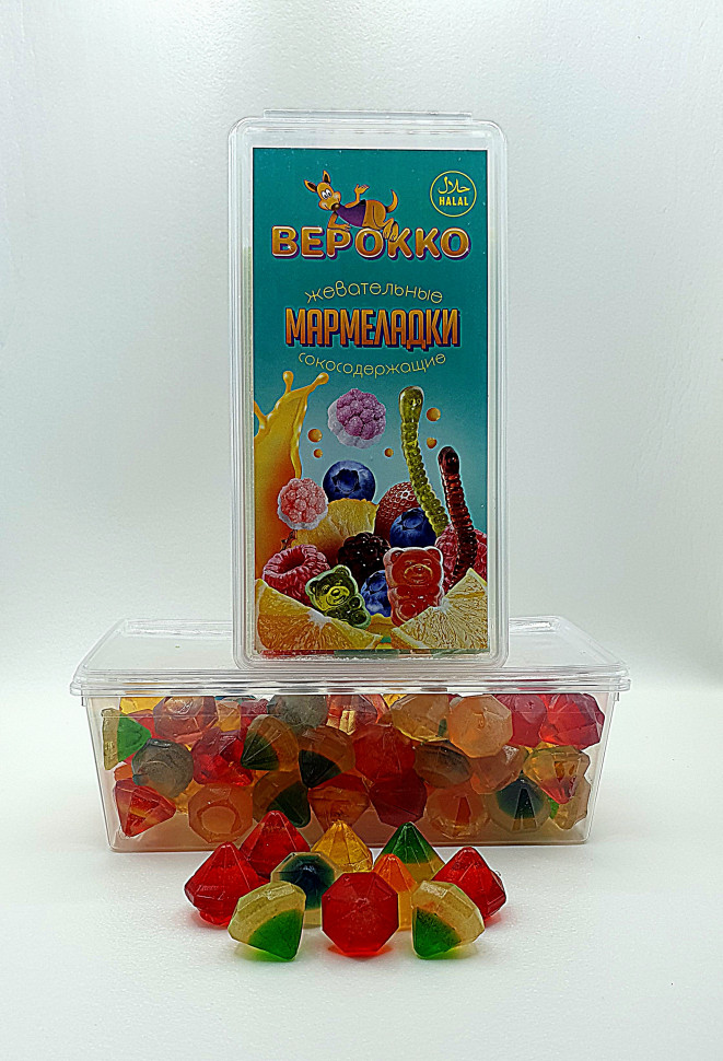  Жевательный мармелад Самоцветы, 250г      в Нижнем Тагиле